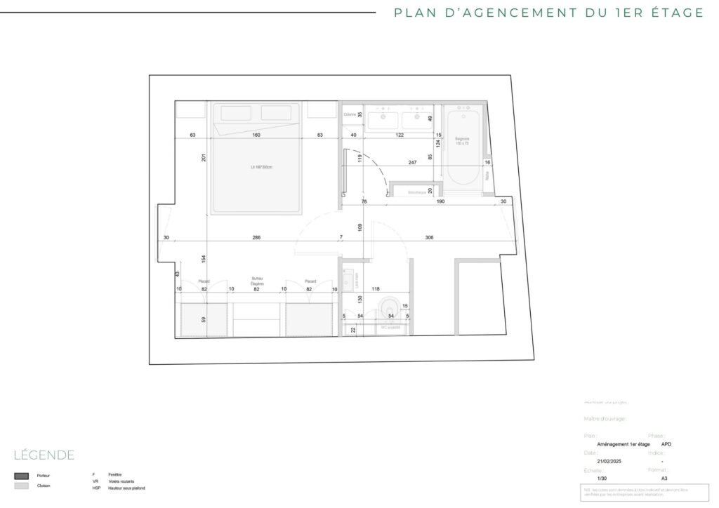 Plan d'agencement Maison Indre
