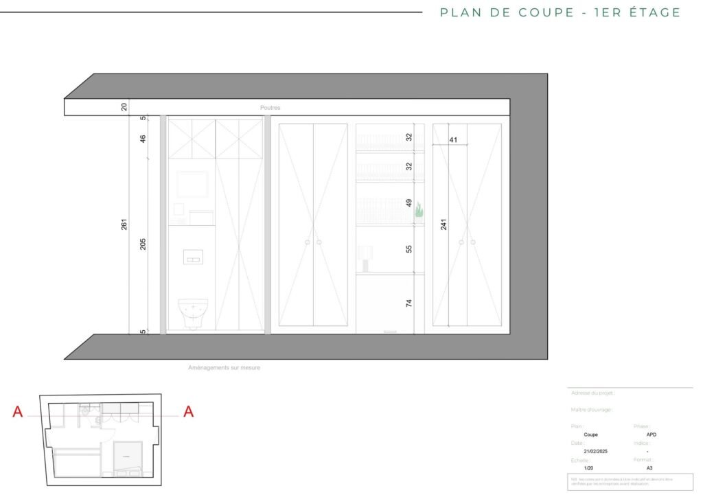 Plan d'agencement maison Loire Atlantique