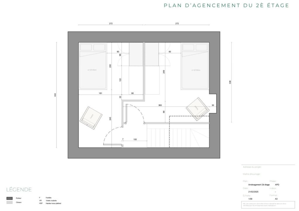 Plan d'agencement Maison Indre